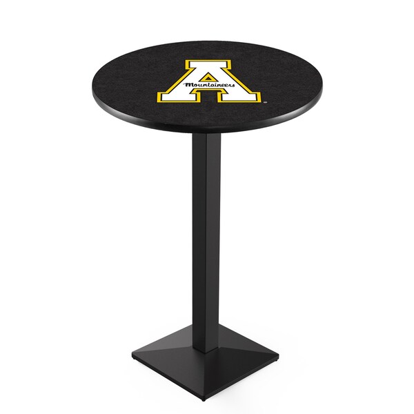 42" Blk Wrinkle Appalachian State Pub Table